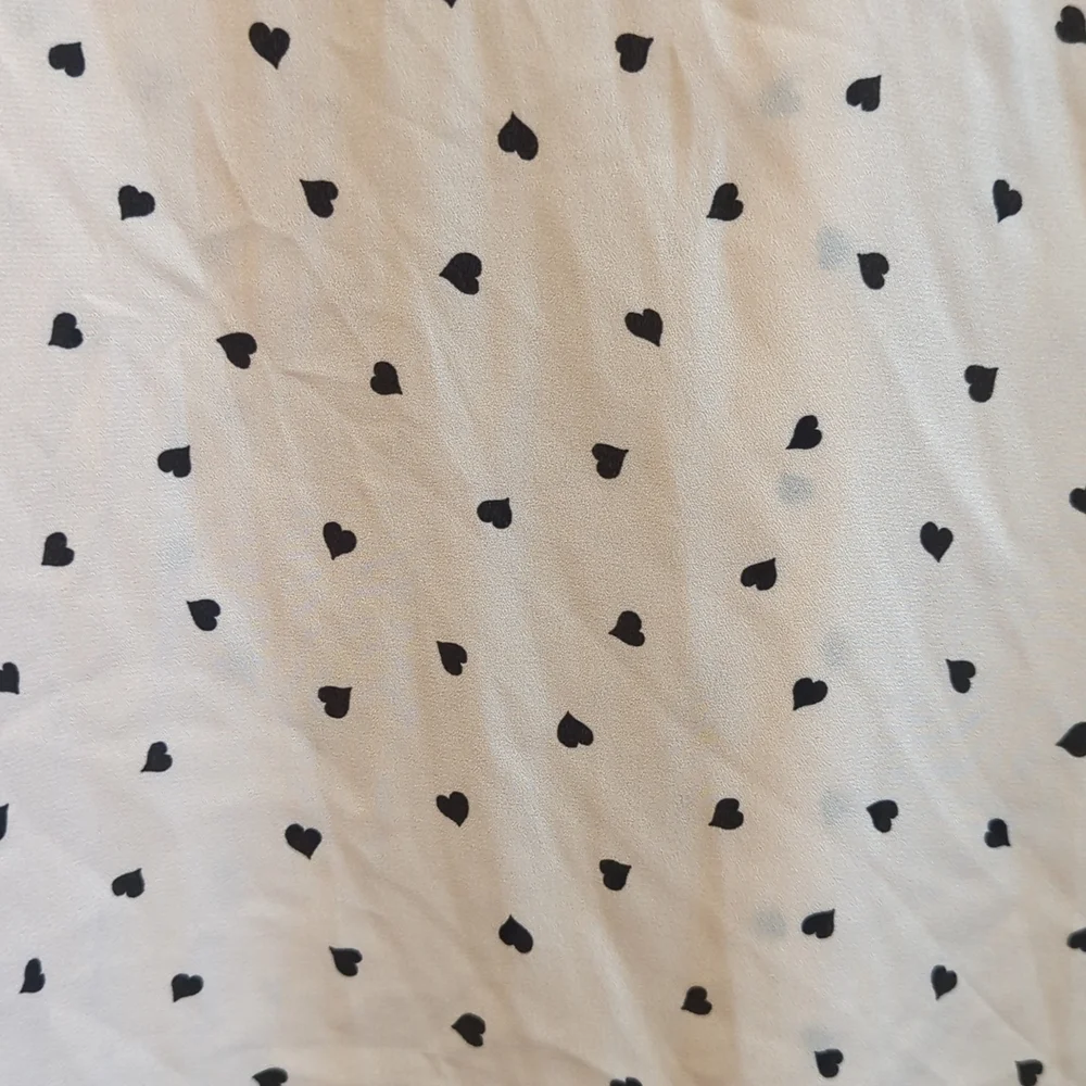 Sweet Rain Flutter Sleeve Tie Neck Top - Picture 6 of 6